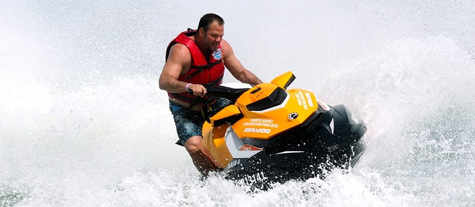 Fun jet ski activity in seadoo models